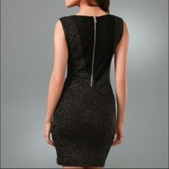 Alice + Olivia Sparkly Annabelle Cocktail Dress - Picture 2 of 5